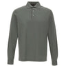 FILIPPO DE LAURENTIIS Polo a manica lunga in cotone GREEN Uomo 