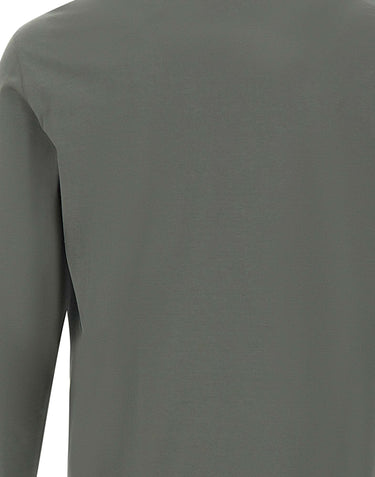 FILIPPO DE LAURENTIIS Polo a manica lunga in cotone GREEN Uomo 