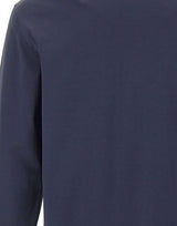 FILIPPO DE LAURENTIIS Polo a manica lunga in cotone BLUE Uomo 