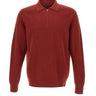 FILIPPO DE LAURENTIIS Polo in lana merino e cashmere RED Uomo 