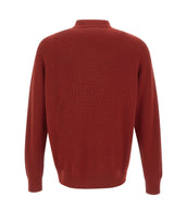 FILIPPO DE LAURENTIIS Polo in lana merino e cashmere RED Uomo 