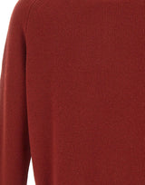 FILIPPO DE LAURENTIIS Polo in lana merino e cashmere RED Uomo 