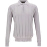 FILIPPO DE LAURENTIIS Polo in lana merino GREY Uomo 