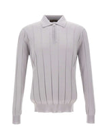 FILIPPO DE LAURENTIIS Polo in lana merino GREY Uomo 