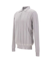 FILIPPO DE LAURENTIIS Polo in lana merino GREY Uomo 