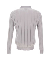 FILIPPO DE LAURENTIIS Polo in lana merino GREY Uomo 
