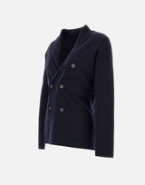 Blazer in maglia di lana merino RJMLDPT WM14M890 FILIPPO DE LAURENTIIS 