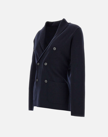 Blazer in maglia di lana merino RJMLDPT WM14M890 FILIPPO DE LAURENTIIS 