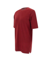 FILIPPO DE LAURENTIIS Maglia a maniche corte in cotone e cashmere RED Uomo 