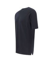 FILIPPO DE LAURENTIIS Maglia a maniche corte in cotone e cashmere BLUE Uomo 