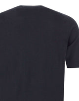 FILIPPO DE LAURENTIIS Maglia a maniche corte in cotone e cashmere BLUE Uomo 