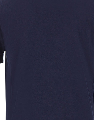 FILIPPO DE LAURENTIIS T-shirt in maglia di cotone e cashmere BLUE Uomo 