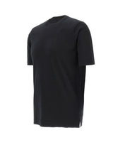 FILIPPO DE LAURENTIIS T-shirt in maglia di cotone e cashmere BLACK Uomo 