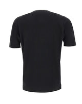 FILIPPO DE LAURENTIIS T-shirt in maglia di cotone e cashmere BLACK Uomo 