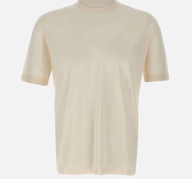 T-shirt in lana, seta e cashmere TS0MC LSC18R020 FILIPPO DE LAURENTIIS 