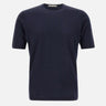 FILIPPO DE LAURENTIIS T-shirt in lana, seta e cashmere BLUE Uomo 