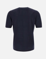 FILIPPO DE LAURENTIIS T-shirt in lana, seta e cashmere BLUE Uomo 