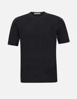 FILIPPO DE LAURENTIIS T-shirt in lana, seta e cashmere BLACK Uomo 