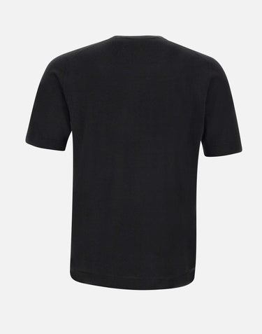 FILIPPO DE LAURENTIIS T-shirt in lana, seta e cashmere BLACK Uomo 