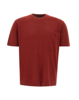 FILIPPO DE LAURENTIIS Maglia a maniche corte in lana e cashmere RED Uomo 