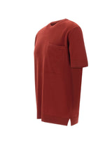 FILIPPO DE LAURENTIIS Maglia a maniche corte in lana e cashmere RED Uomo 