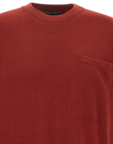 FILIPPO DE LAURENTIIS Maglia a maniche corte in lana e cashmere RED Uomo 