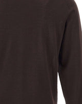 FILIPPO DE LAURENTIIS Maglia in cashmere e seta BROWN Uomo 
