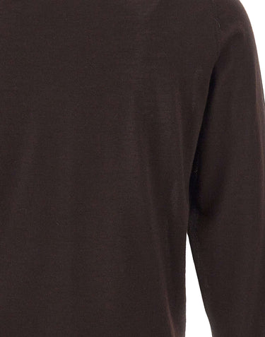 FILIPPO DE LAURENTIIS Maglia in cashmere e seta BROWN Uomo 