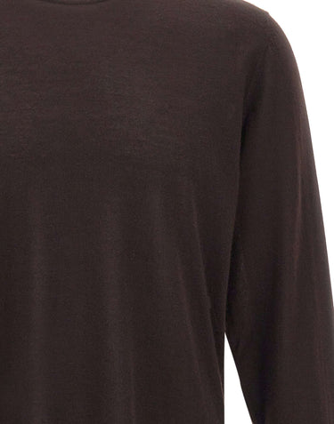 FILIPPO DE LAURENTIIS Maglia in cashmere e seta BROWN Uomo 