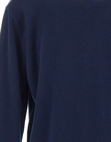 FILIPPO DE LAURENTIIS Maglia in lana merino e cashmere BLUE Uomo 