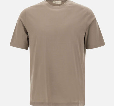FILIPPO DE LAURENTIIS T-shirt in cotone supima BEIGE Uomo 