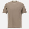 FILIPPO DE LAURENTIIS T-shirt in cotone supima BEIGE Uomo 