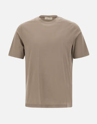 FILIPPO DE LAURENTIIS T-shirt in cotone supima BEIGE Uomo 