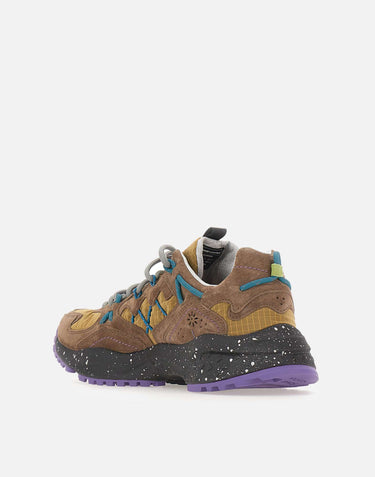 FLOWER MOUNTAIN Sneakers "Yamabushi Uni" BROWN Unisex 
