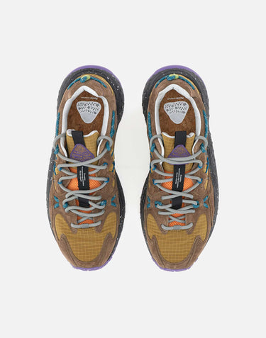 FLOWER MOUNTAIN Sneakers "Yamabushi Uni" BROWN Unisex 