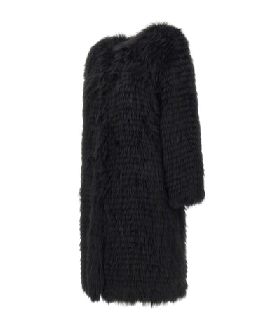 FRAME Pelliccia lunga di volpe BLACK Donna 