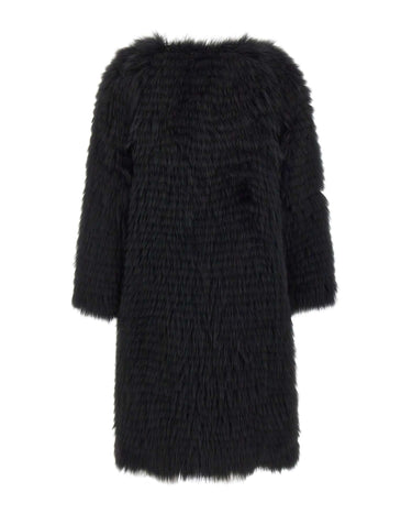 FRAME Pelliccia lunga di volpe BLACK Donna 