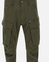 G-STAR RAW Pantalone "Rovic Zip 3D" in cotone GREEN Uomo 