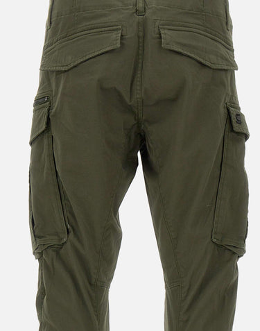 G-STAR RAW Pantalone "Rovic Zip 3D" in cotone GREEN Uomo 