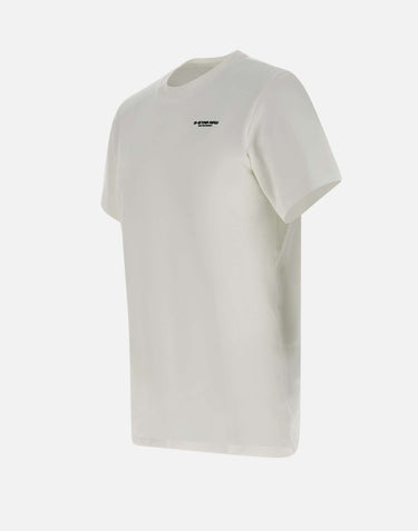 G-STAR RAW "Slim base t-shirt" WHITE Uomo 