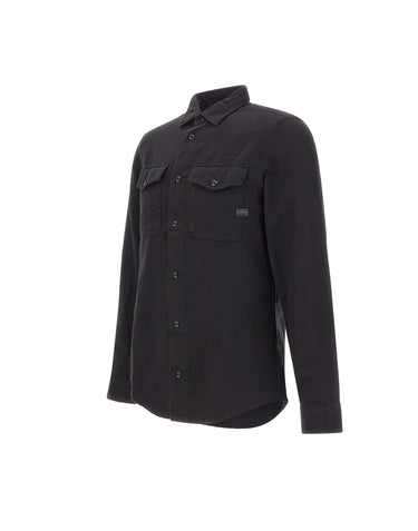 G-STAR RAW Camicia "Marine Slim Shirt" BLACK Uomo 