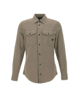 G-STAR RAW Camicia "Marine Slim Shirt" GREEN Uomo 