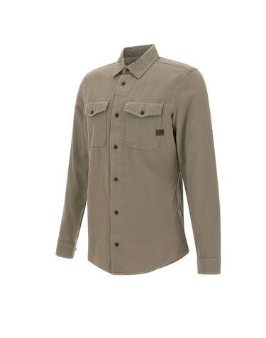 G-STAR RAW Camicia "Marine Slim Shirt" GREEN Uomo 
