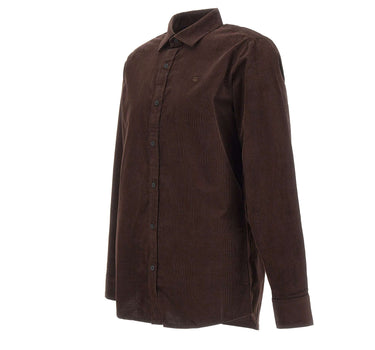 G-STAR RAW Camicia in velluto di cotone BROWN Uomo 