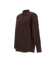 G-STAR RAW Camicia in velluto di cotone BROWN Uomo 
