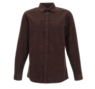 G-STAR RAW Camicia in velluto di cotone BROWN Uomo 
