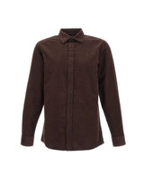 G-STAR RAW Camicia in velluto di cotone BROWN Uomo 