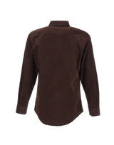 G-STAR RAW Camicia in velluto di cotone BROWN Uomo 