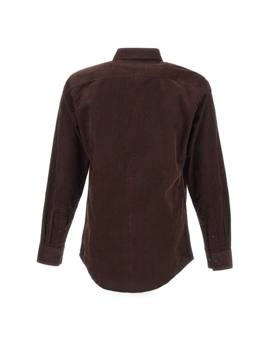 G-STAR RAW Camicia in velluto di cotone BROWN Uomo 