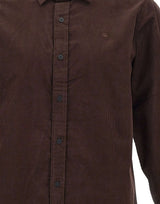 G-STAR RAW Camicia in velluto di cotone BROWN Uomo 